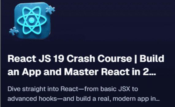 [jsmast] Экспресс-курс по React JS 19: создайте приложение и освойте React за 2 часа