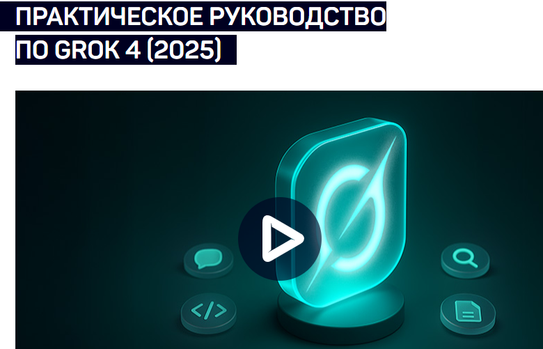 [liveclasses] [Антон Мартынов] Практическое руководство по Grok 4 (2025)